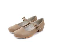 Women's Ladies Tap Dancing Shoe,Leather Non-Slip Dance Shoes,Beginner Tap Dance Shoe,Breathable Dance Shoes,Ballroom Step Shoes for Kids Adult Girls