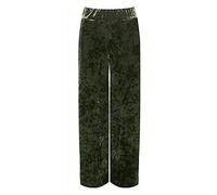 Womens Ladies Velour Velvet Trouser Side Pocket Elasticated Wide Leg Palazzo