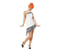 Womens Ladies Wilma Flintstone Costume Flintstones Cavelady Adult Fancy Dress