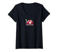 Womens Lady-Bug Lady V-Neck T-Shirt