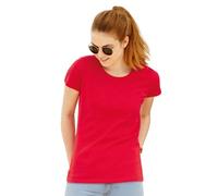 Women's Lady-Fit T-Shirt Sizes Shirtarena Bundle. - Red - X-Large