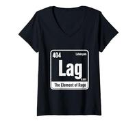 Women's Lag The Element of Rage V-Neck T-Shirt