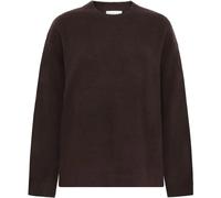Women's Lambswool Sweater KnowledgeCotton Apparel Marron S