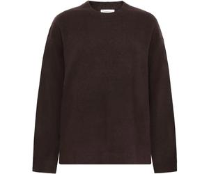 Women's Lambswool Sweater KnowledgeCotton Apparel Marron S