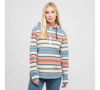 Lana 1/4 Zip Stripe Microfleece Hoodie Weird Fish Ecru 16