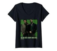 Women's Lanterns Duo Hal Jordan John Stewart V-Neck T-Shirt