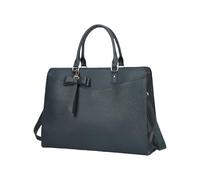Women's Laptop Bag PU Leather Shoulder Bags Large Capacity Crossbody Top Bag for Business Office and Travel Laptop for Women, dunkelgrün, Eine Größe