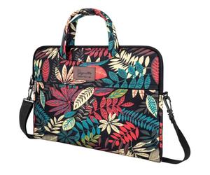 Womens Laptop Bag Shoulder Handbag Case Floral Zipper 14.1-15.6 Inch
