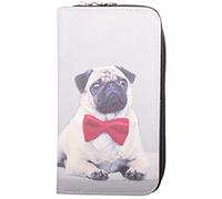 Womens Large Faux Leather RFID Protected Money Credit Card Animal Purse - Dog