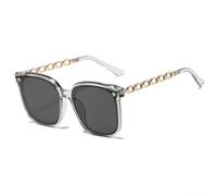 Women's Large Frame Sunglasses Stylish Thin PC Sun Glasses Comfortable Non-Slip Nose Pads For Durable Hinges for Travel Daily Wear Black(D)