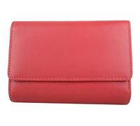 Womens Large Genuine Leather RFID Coin/Credit Card/Money Holder/Purse - Red