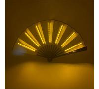 Women's Large Led Folding Fan Luminous Prop For Stage Performance And Holiday Dance Show