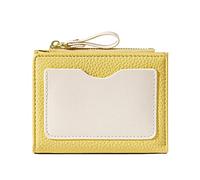 Women's Large Many Wallets, Card Case, Purse, Purse with Key Ring, Fashionable Women's Purses, yellow, standard size