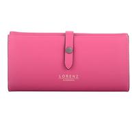 Womens Large Notebook Style Smooth PU RFID Money Coin Credit Card Purse - Magenta