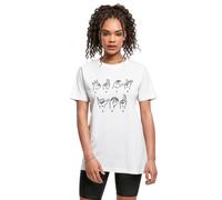 Women's large size T-shirt Mister Tee FU Sign Language Blanc 2XL