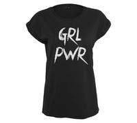 Women's large size T-shirt Mister Tee GRL PWR Noir 4XL