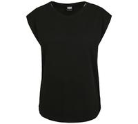Urban Classics Women's T-Shirt Ladies Basic Shaped Tee, Black, 5X-Large