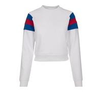 Women's large size T-shirt Urban Classic leeve Stripe crew Blanc 5XL