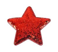 Women's Large Wedding Races Party Fascinator Independence Day Star Hair 4th Of July Plastic Patriotic Party Hair Props (Red, One Size)