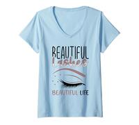 Womens Lash Artist Essentials Lash Tech Must Haves Lash Tech V-Neck T-Shirt