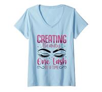 Womens Lash Artist Essentials Lash Tech Must Haves Lash Tech V-Neck T-Shirt
