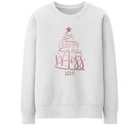 Womens Last Christmas As A Miss 2024 Sweatshirt Christmas Wedding Gift Her Jumper Bride To Be In 2025 Unisex, XL, White