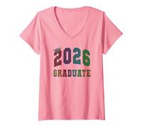 Womens Last First Day Class of 2026 Graduate Final Level Almost V-Neck T-Shirt