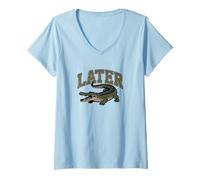 Womens Later Gator V-Neck T-Shirt