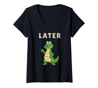 Womens Later Gator V-Neck T-Shirt