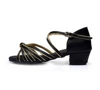 Women's Latin Dance Shoes,Latin Salsa Tango Performance Shoes,Satin Dance Shoes Open-Toed Low Dance Heels,lightweight Dance Shoes For Girls Women