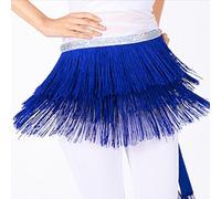 Women's Latin Skirt with Fringes Dance Skirt Short Sexy Fringe Skirt Tassels Mini Skirt Lace Skirt Hip Scarf Petticoat Dance Tango Chacha Salsa Dance Skirt Rave Festive Costume for Halloween and