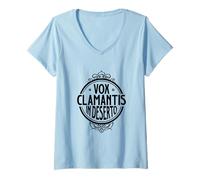 Womens Latin - Vox clamantis in deserto V-Neck T-Shirt