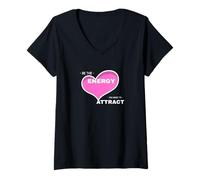 Women's Law of Attraction Energy V-Neck T-Shirt
