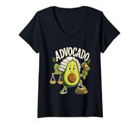 Women's Law Student Vegan Saying Advocado Avocado V-Neck T-Shirt