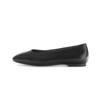 Gabor Jasie Black leather Womens pumps 84.140.27 in a Plain Leather in Size 6.5
