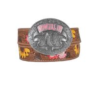 Women's leather belt Myra Bag Marron L