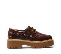 TIMBERLAND Women's Hand-Sewn Cushioned Boat Shoes 4 (37) Red