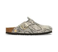 Women's leather clogs Birkenstock Boston Gris 37 Étroit
