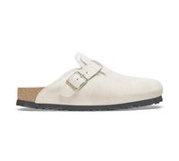 Women's leather clogs Birkenstock Boston Suede/ Shearling Blanc 36 Étroit