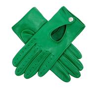Women's Leather Driving Gloves - Emerald / 8