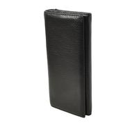 Womens Leather Envelope Purse Wallet with Card & Note Slots Arlo Black | Multiple Card Slots, Bank Note Compartment, Zip Pocket, Bifold Design, Envelope Style
