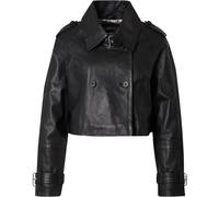 Women's leather jacket Freaky Nation Good Point Noir XS