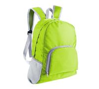 Womens Leather Laptop Backpack Leisure Large Capacity Outdoor Lightweight Water Proof Foldable Backpack (Green, One Size)