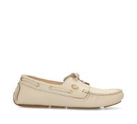 Women's leather loafers Fred de la Bretoniere Billy Boaty Blanc 39