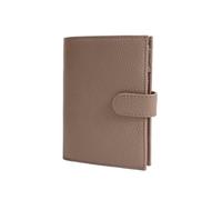 Women's Leather Passport Holder - RFID Protected, Slim Design with SIM Ejector Tool, Ideal for International Travel(Brown)
