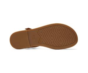 Women's leather strappy sandals Toms Kira Marron 39