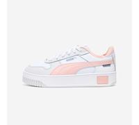 Women's Leather Walking Shoes Carina Street - White/pink