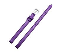 Women's Leather Watch Strap Small Size Watch Band 6mm 8mm 10mm 12mm 14mm 16mm Watch Wristband, 8mm