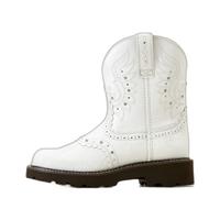 Women's leather western boots Ariat Gembaby White 41.5