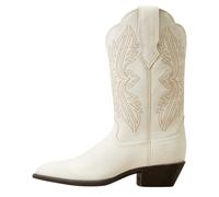 Ariat Heritage R Toe Stretch Pull On Western Womens Boot Off White UK 3.5 - 8.5